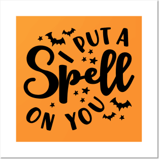 I Put A Spell On You Halloween Fall Cute Posters and Art